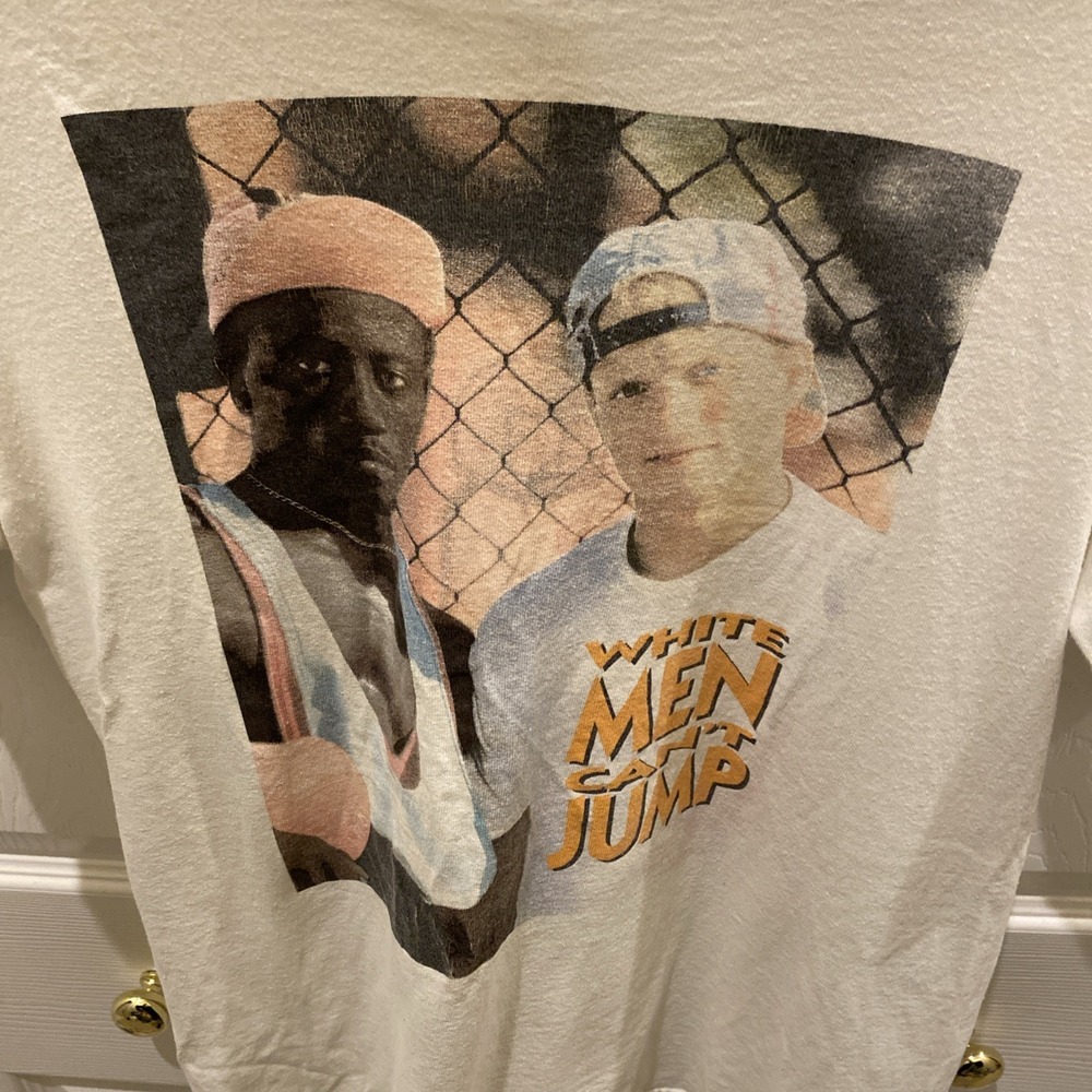 White Men Can't Jump T Shirt Medium 2019 Cotton Print - Picture 4 of 7